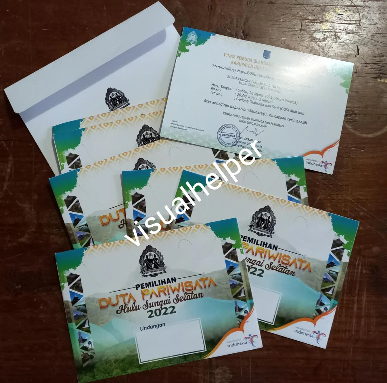 CETAK UNDANGAN COSTUM + AMPLOP