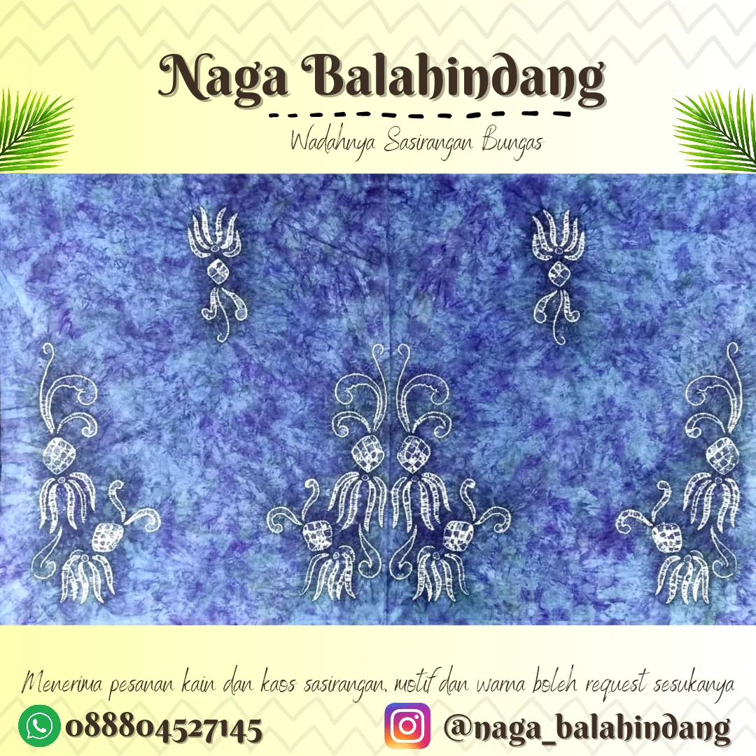 Kain Sasirangan Katun Satin 200 x 150 cm