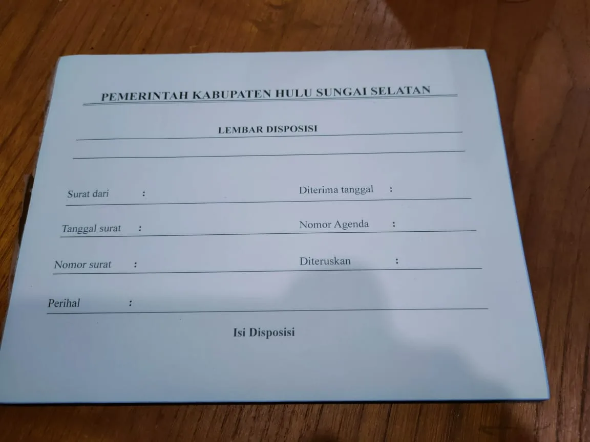 LEMBAR DISPOSISI