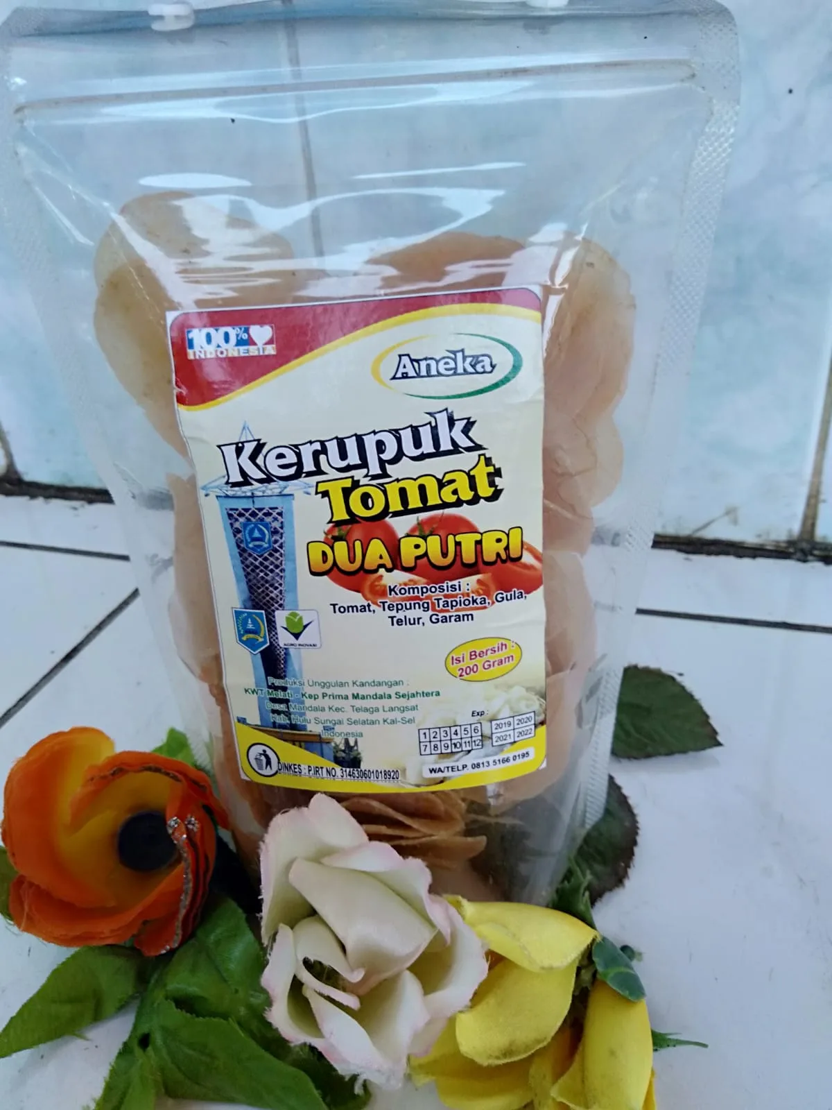 Kerupuk Tomat KWT Melati Dua Putri