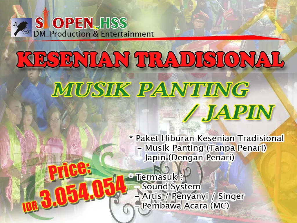 KESENIAN TRADISIONAL : MUSIK PANTING / JAPIN