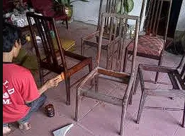 Perbaikan Kursi Jati