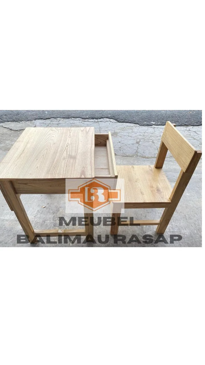 1 Set Meja + Kursi Siswa Laci