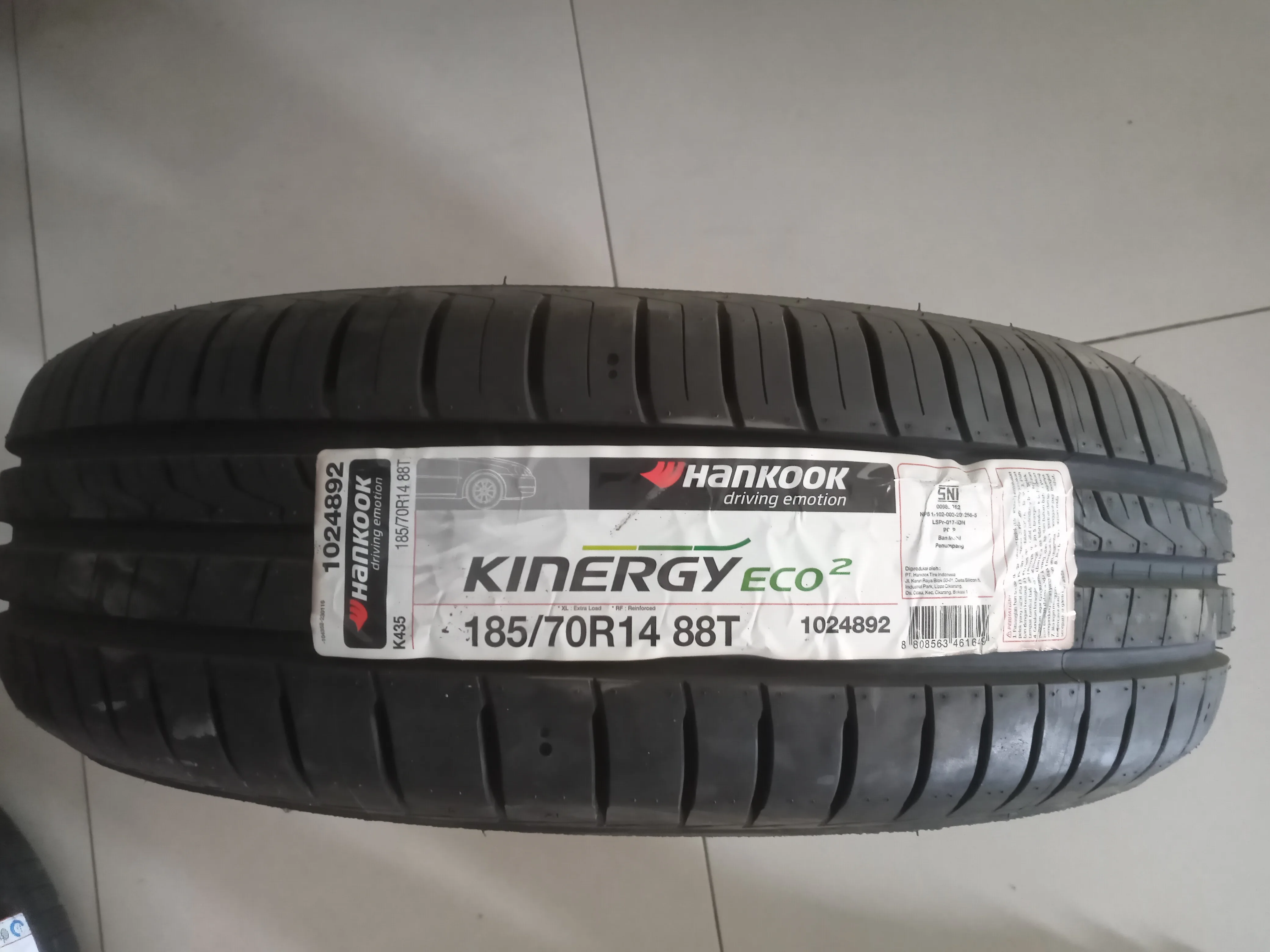 185/70 R14 ban luar Hankok Kinergy Eco