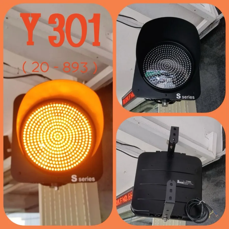 Warning Light 2 Aspek, 20 CM Ac 220-240 volt