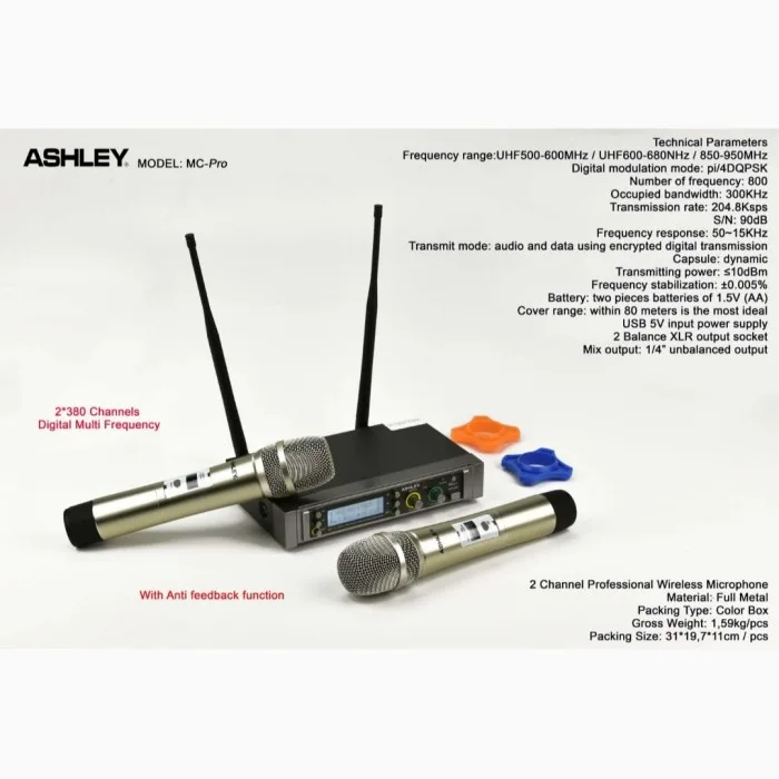 Mic Wireless ASHLEY MC PRO
