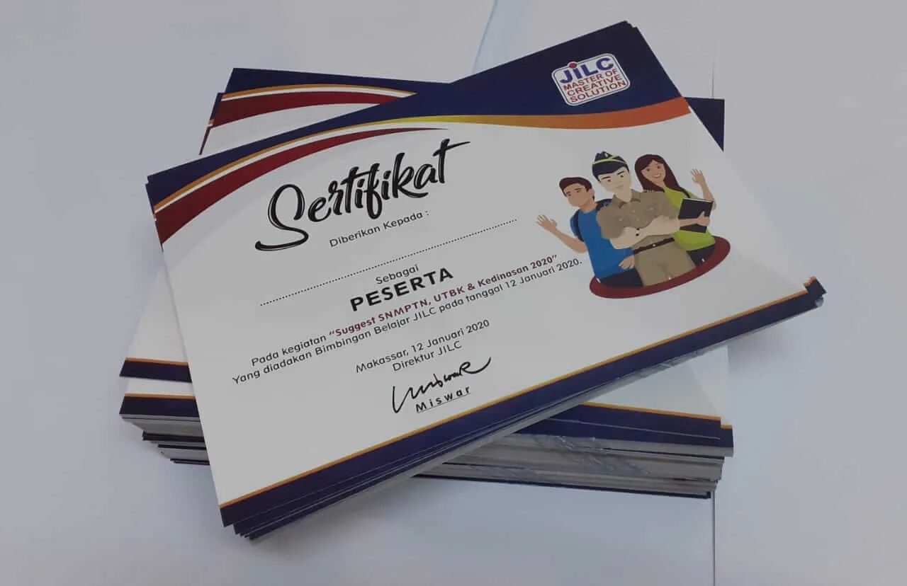 cetak sertifikat