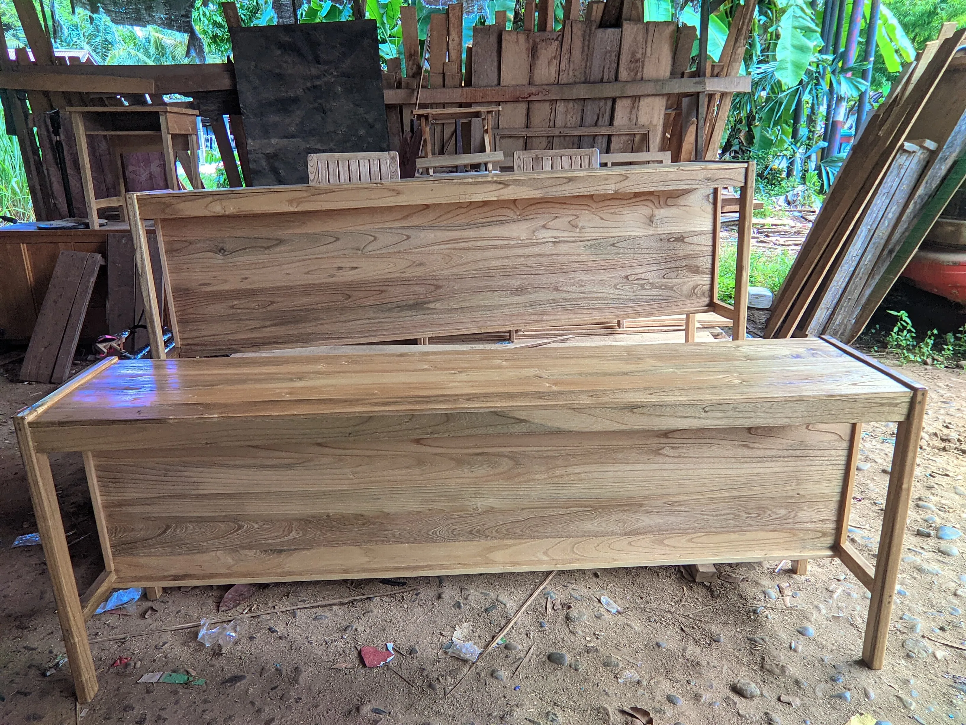 meja kerja panjang