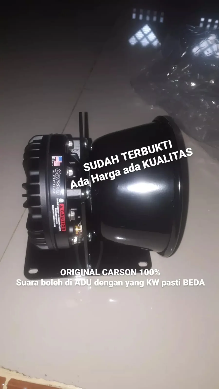 TOA SIRINE CARSON WHELEN + UPAH PASANG