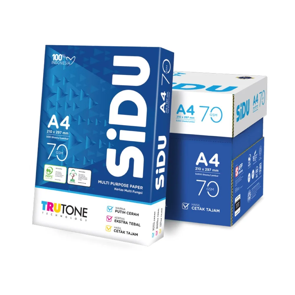 Kertas HVS A4 70 GSM SiDU