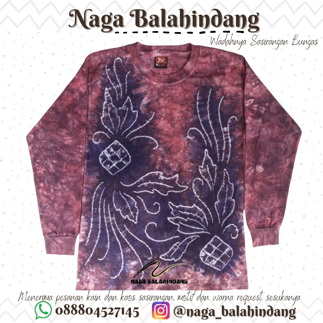 Kaos Sasirangan Jelujur Rapi