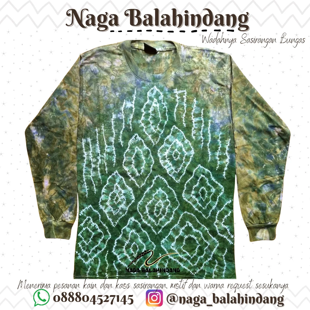 Kaos Sasirangan Jelujur Rapi