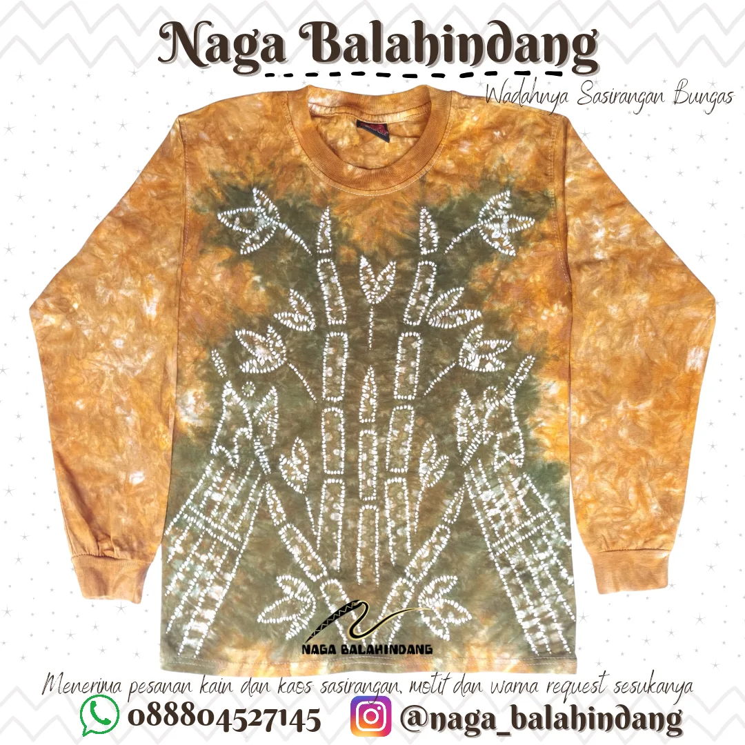 Kaos Sasirangan Jelujur Rapi