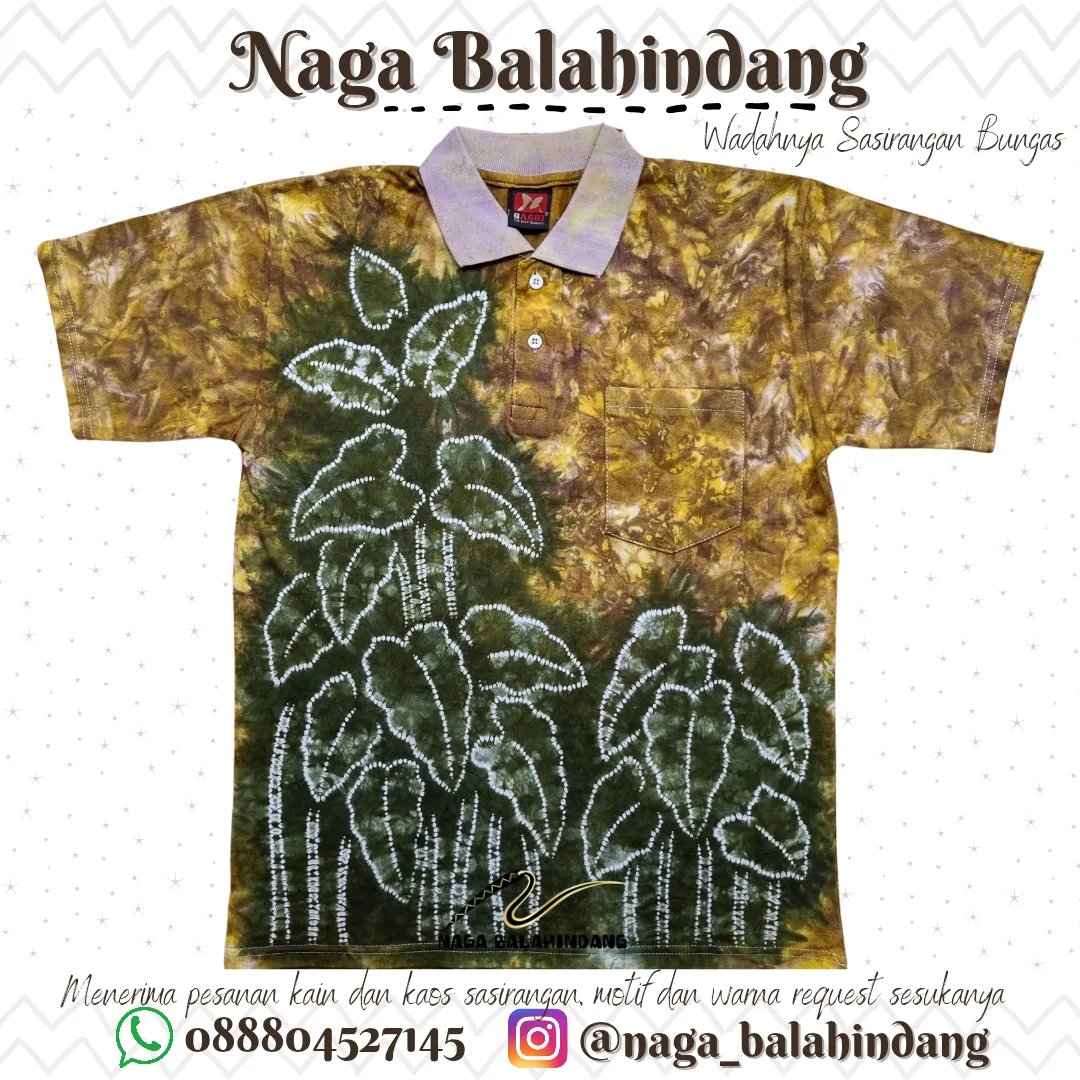 Kaos Sasirangan Jelujur Rapi