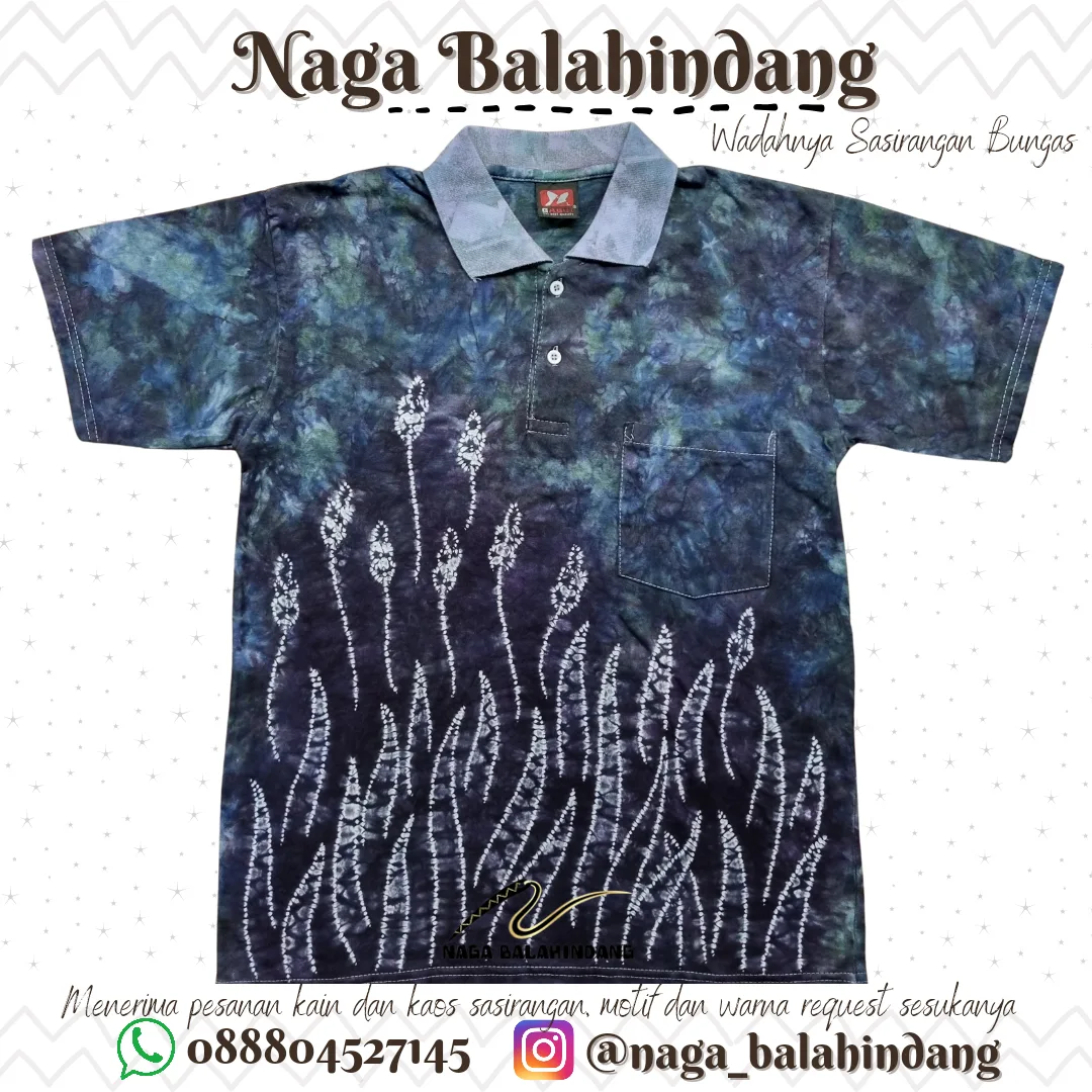 Kaos Sasirangan Jelujur Rapi