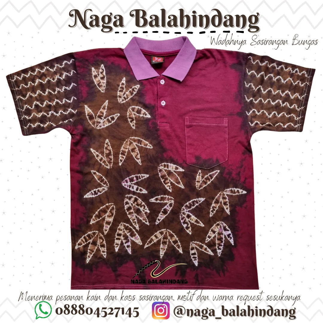 Kaos Sasirangan Jelujur Rapi