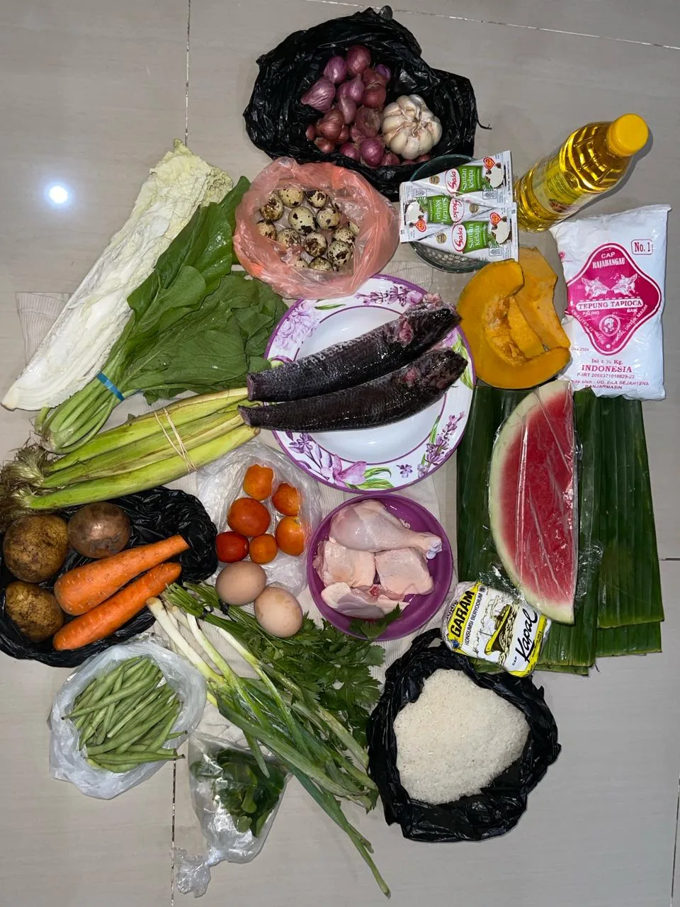 BAHAN MAKANAN PELATIHAN PMT LOKAL