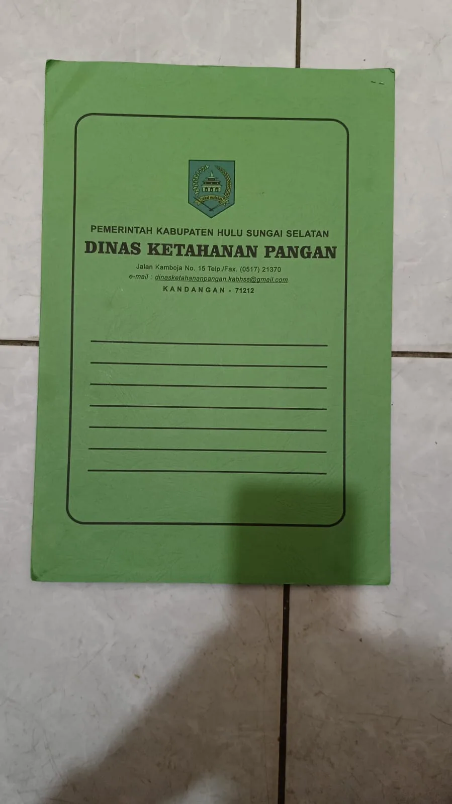 Cetak Map Kop Dinas