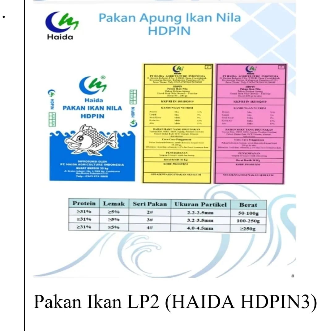 pakan ikan lp 2 (HAIDA HDPIN 3)