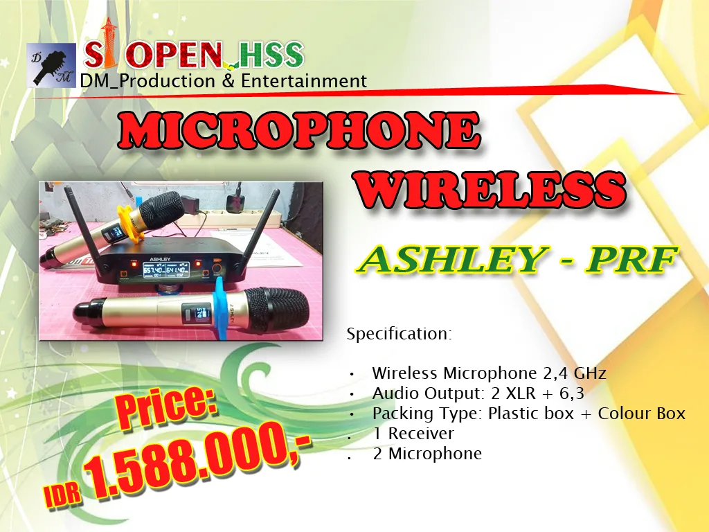 MICROPHONE WIRELESS - ASHLEY PRF