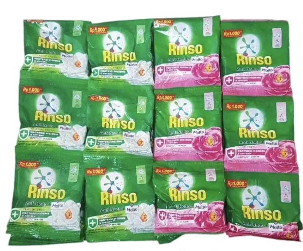 detergen rinso 40gr (isi 126 sachet)