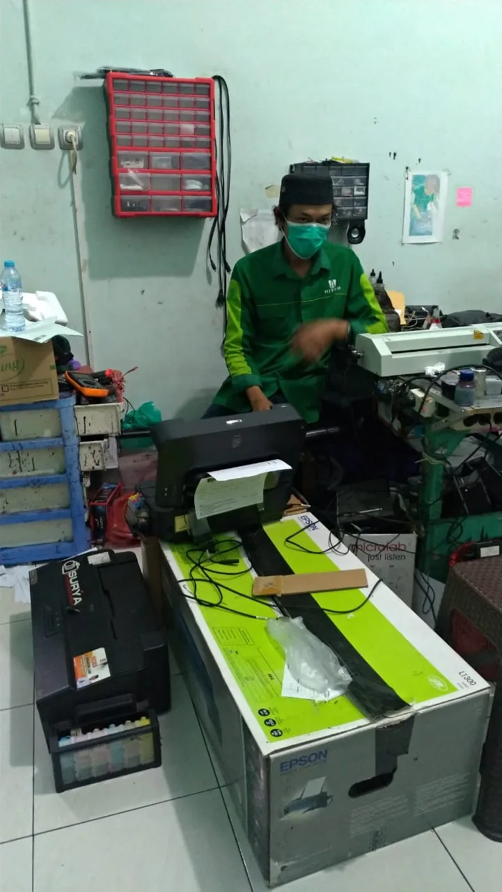 BENAHI INFUS DAN RESET SERVICE PRINTER CANON TYPE NON MP/IP