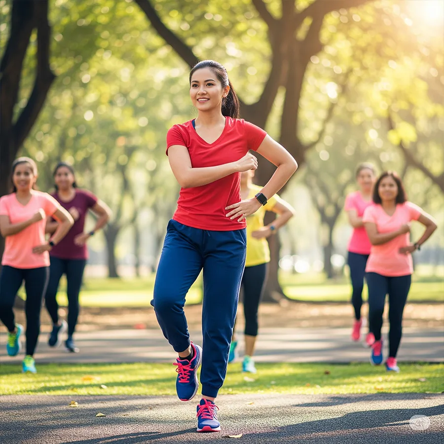 Instruktur Aerobik Perempuan