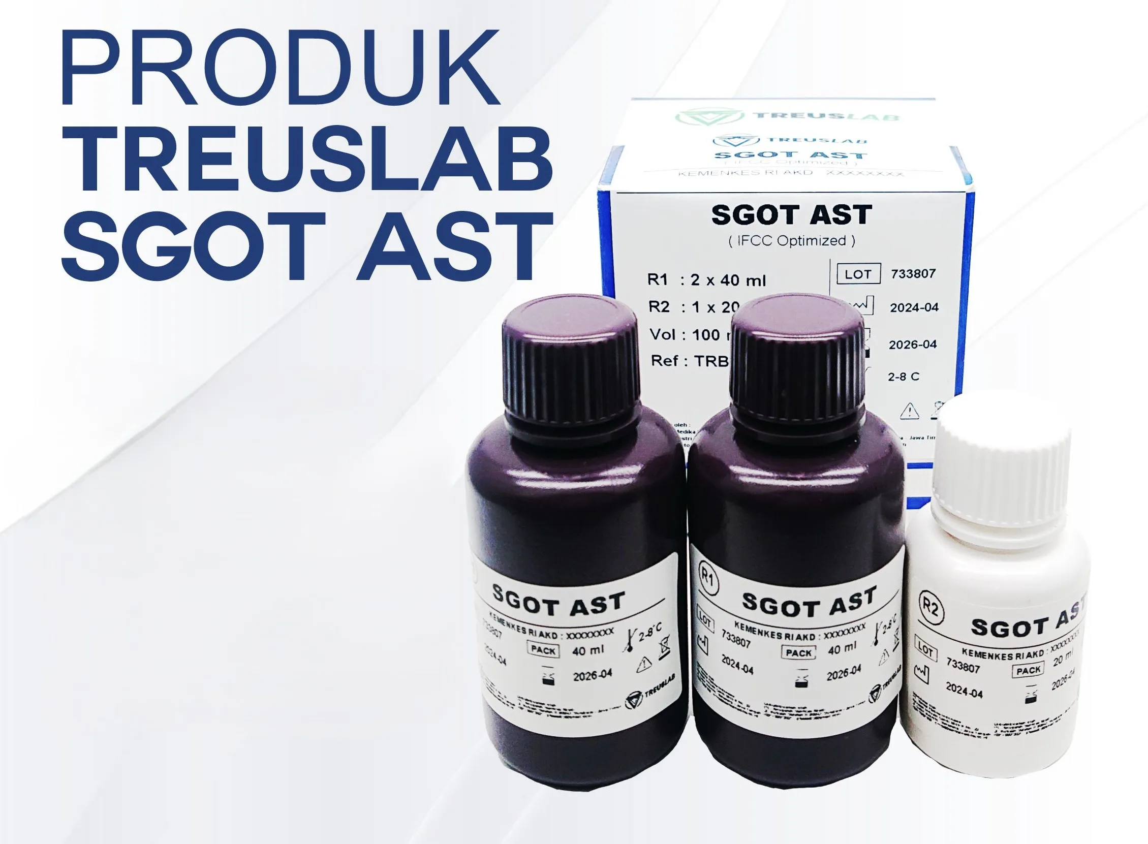 TREUSLAB SGOT AST 2x40 mL + 1x20 mL