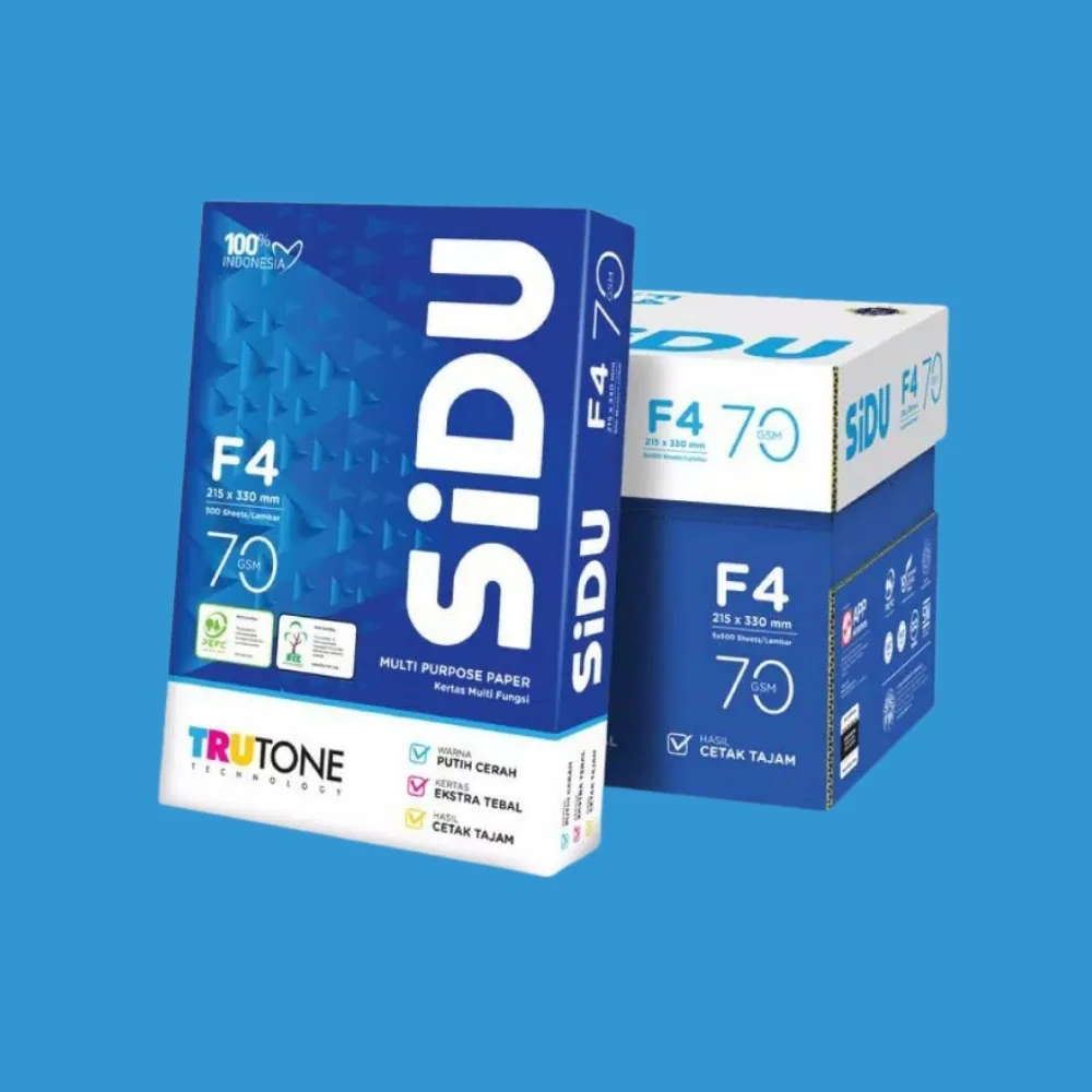 Kertas HVS F4 Gsm SIDU