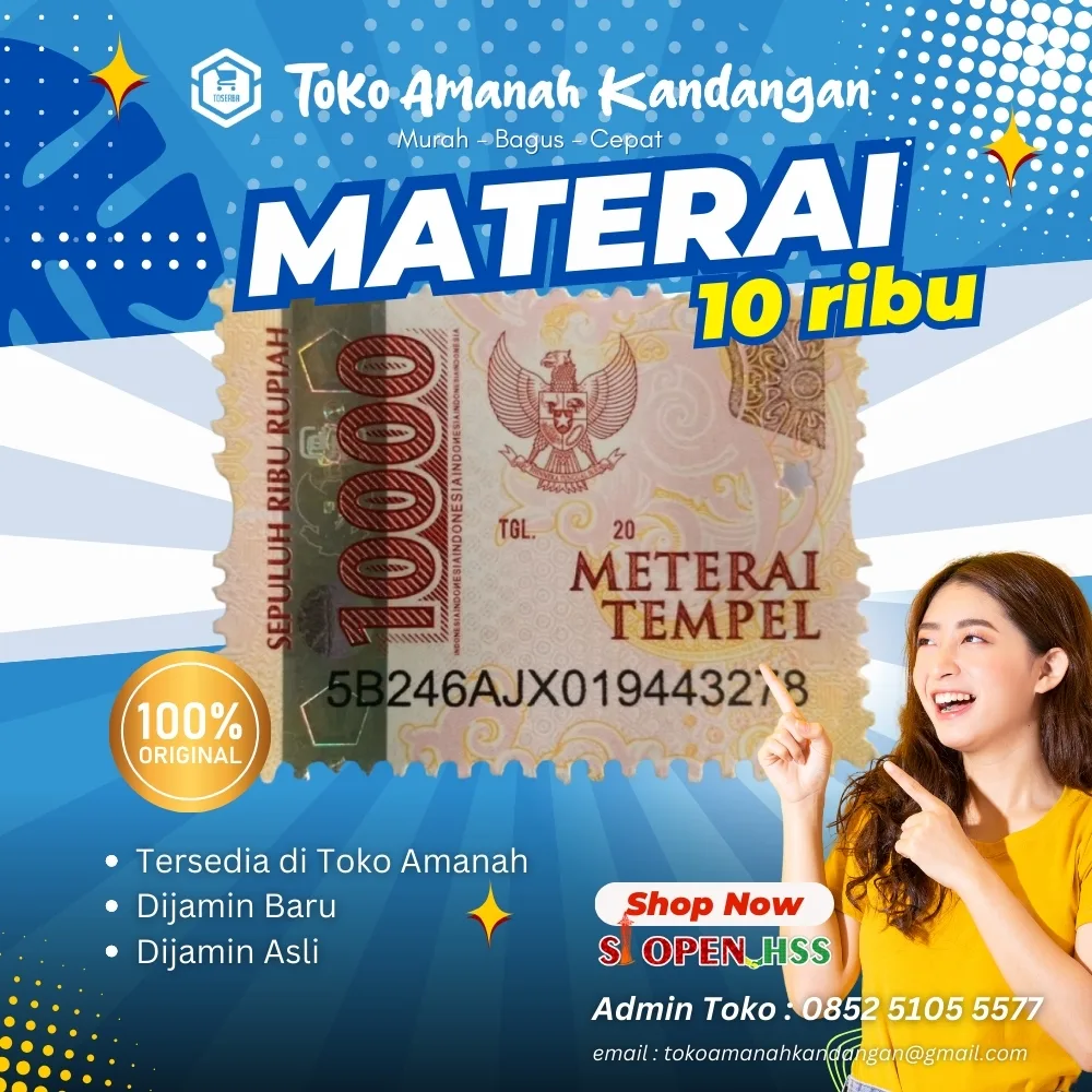 Materai 10 ribu