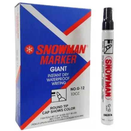Spidol Permanen (Snowman G12/AG12 Permanent Marker)