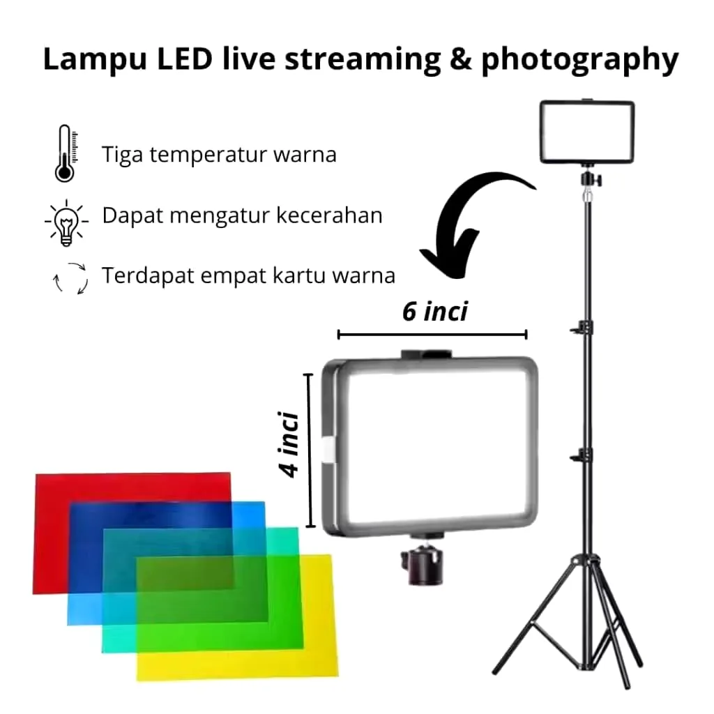 Lampu lighting tripod