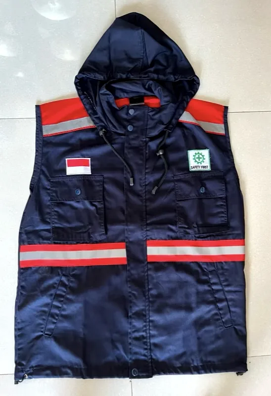 Rompi Safety K3 dengan Hoodie