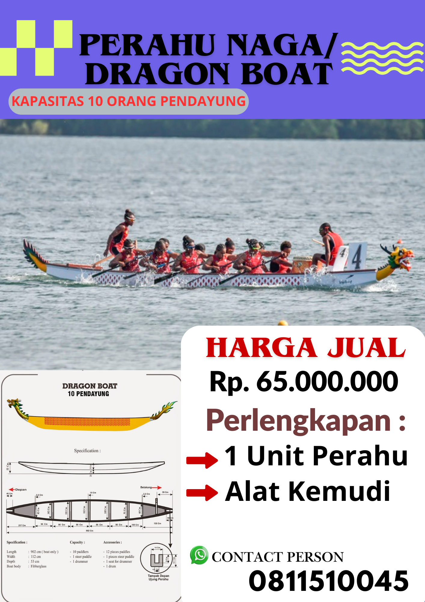 Perahu naga/dragon boat