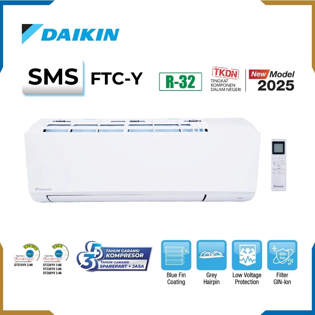 AC DAIKIN 1/2PK STC15YV TKDN