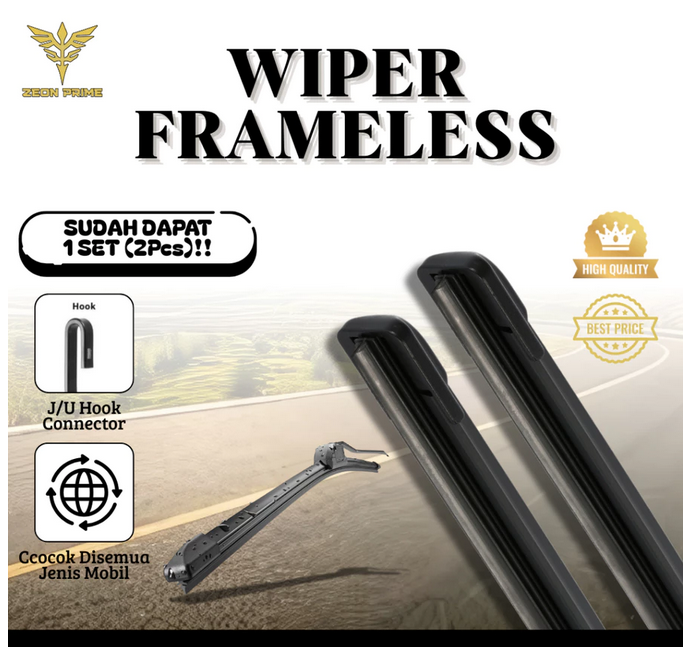 Wiper Kaca Mobil Frameless Blade