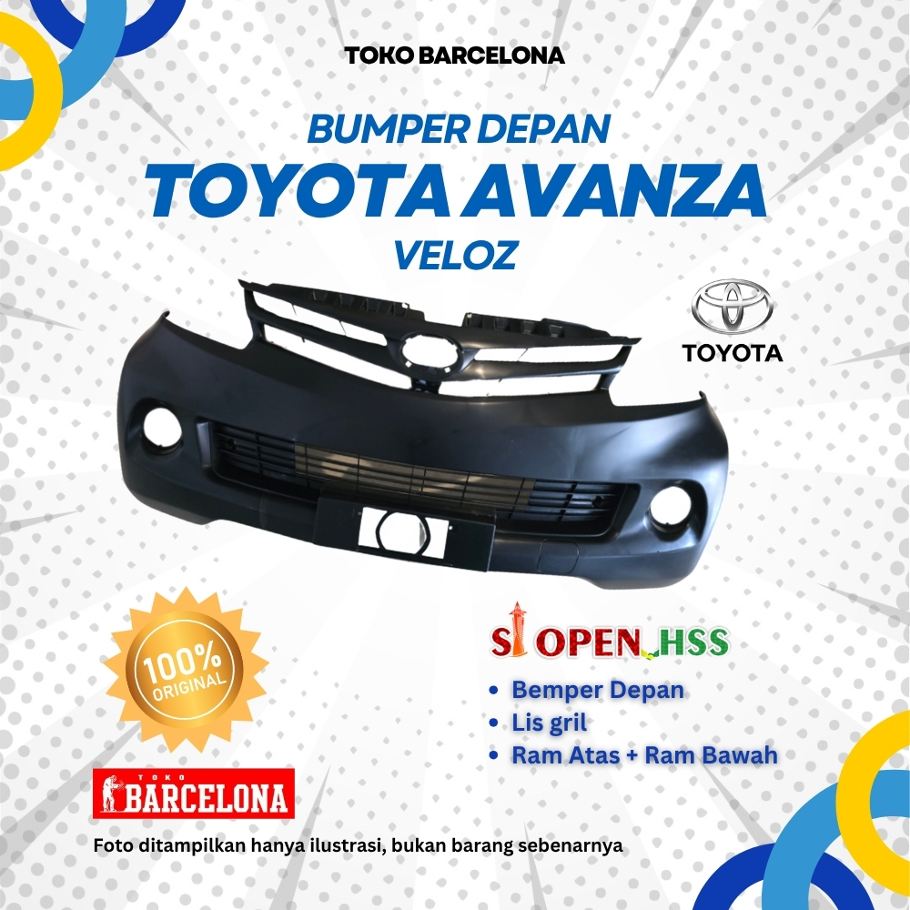 Bumper Depan Toyota Avanza Toko Barcelona