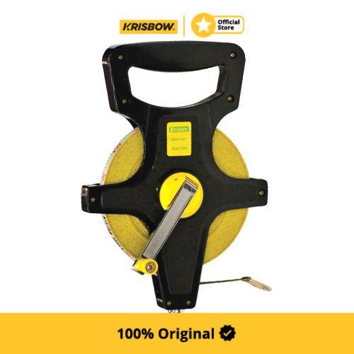 Krisbow Measuring Tape Meteran Gulung 50 M