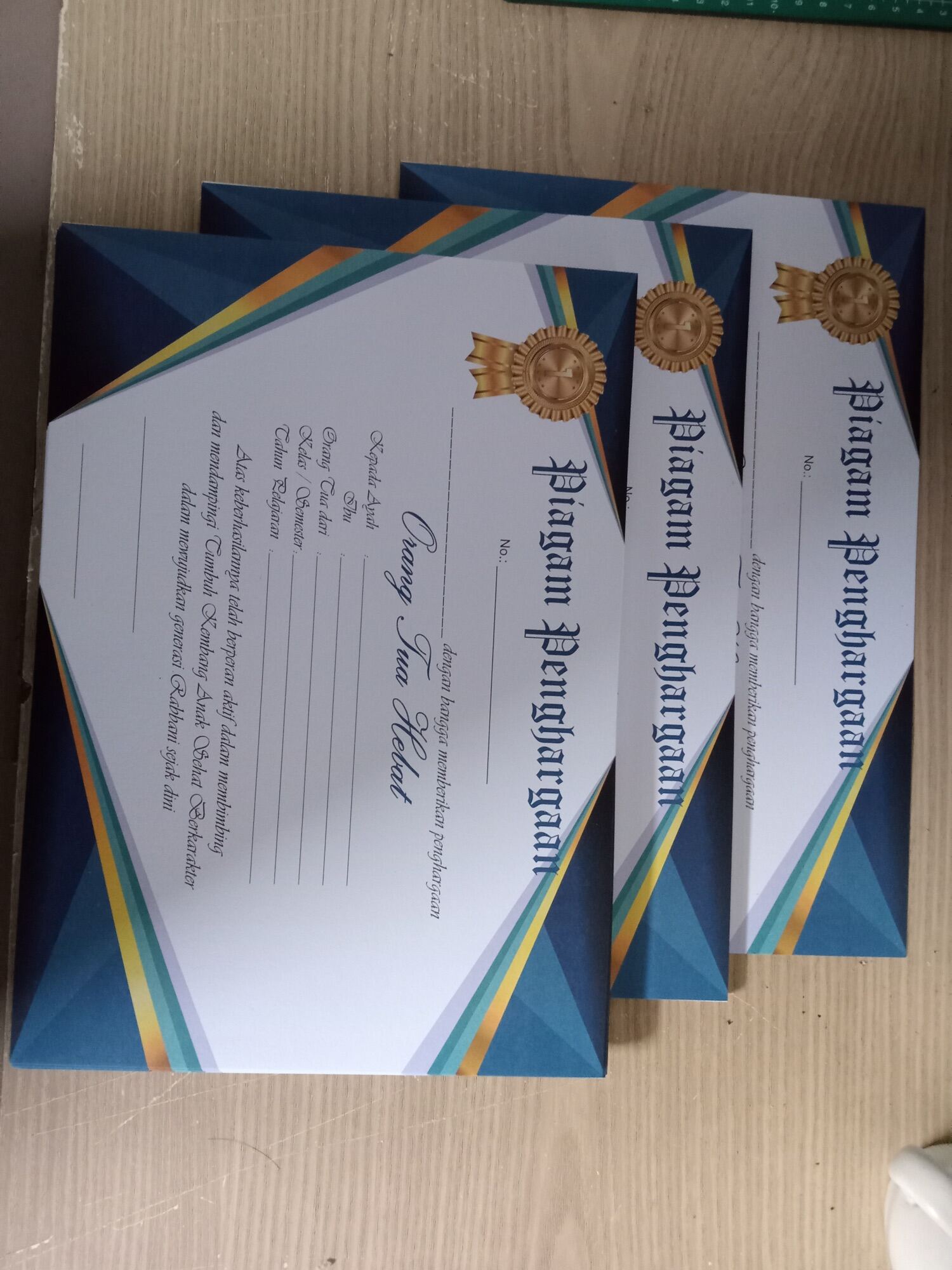 PIAGAM PENGHARGAAN EXCLUSIVE