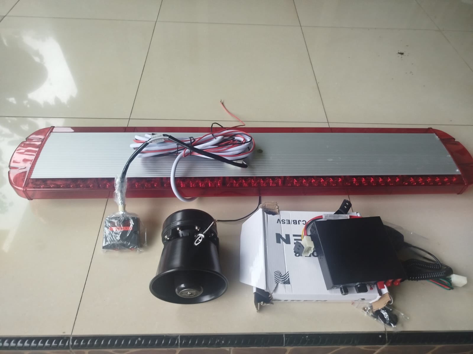 LIGHTBAR / LAMPU LED ROTARY SLIM 8401