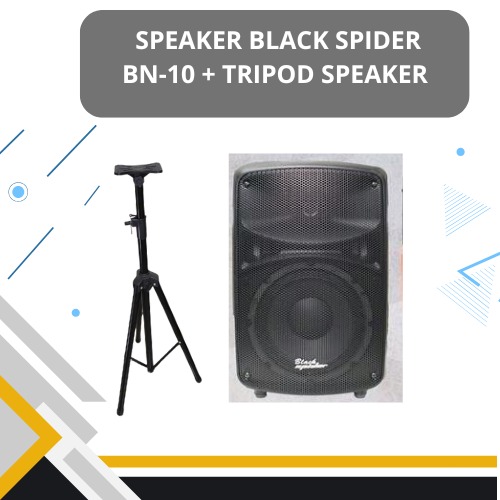 SPEAKER BLACK SPIDER BN-10 + TRIPOD SPEAKER