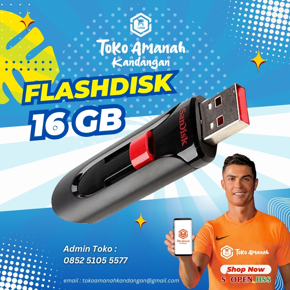 Flashdisk SanDisk 16GB USB 2.0 - Toko Amanah