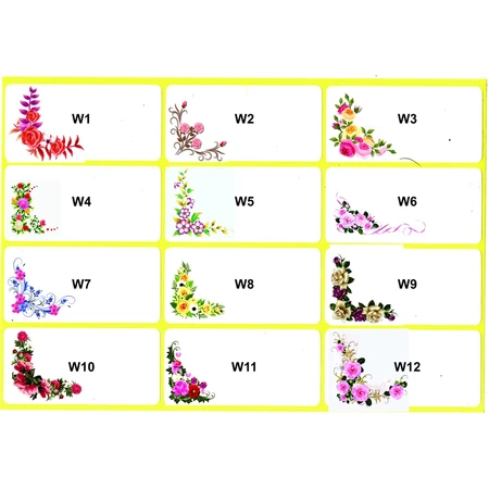 LABEL UNDANGAN 103 MOTIF