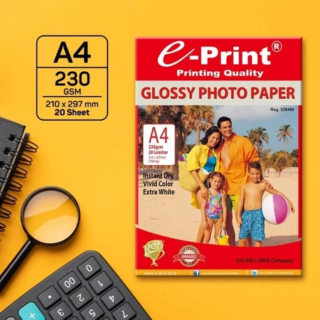 PROFESSSIONAL GLOSSY PHOTO A4 230gsm eprint