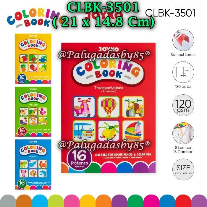 COLORING BOOK CLBK-3501 JOYKO