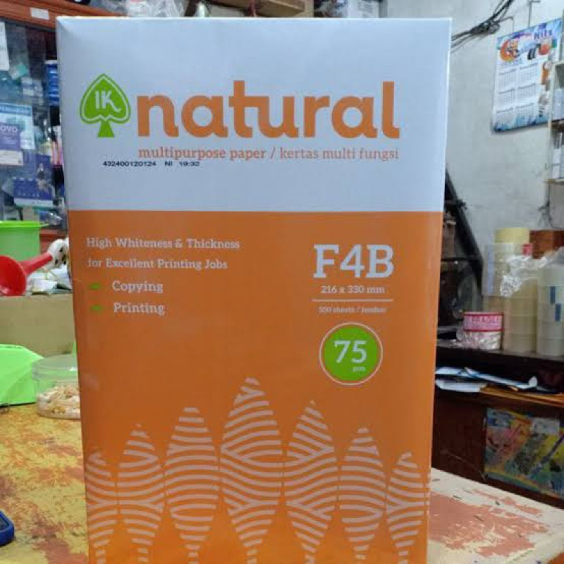 KERTAS HVS F4 NATURAL