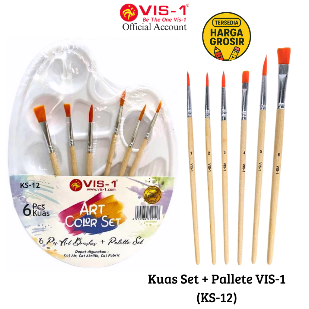PALET + KUAS KS-12 VIS-1