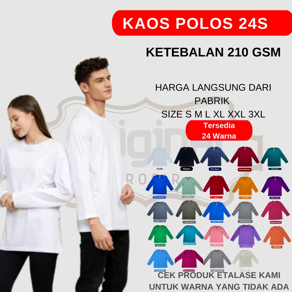 BAJU KAOS POLOS