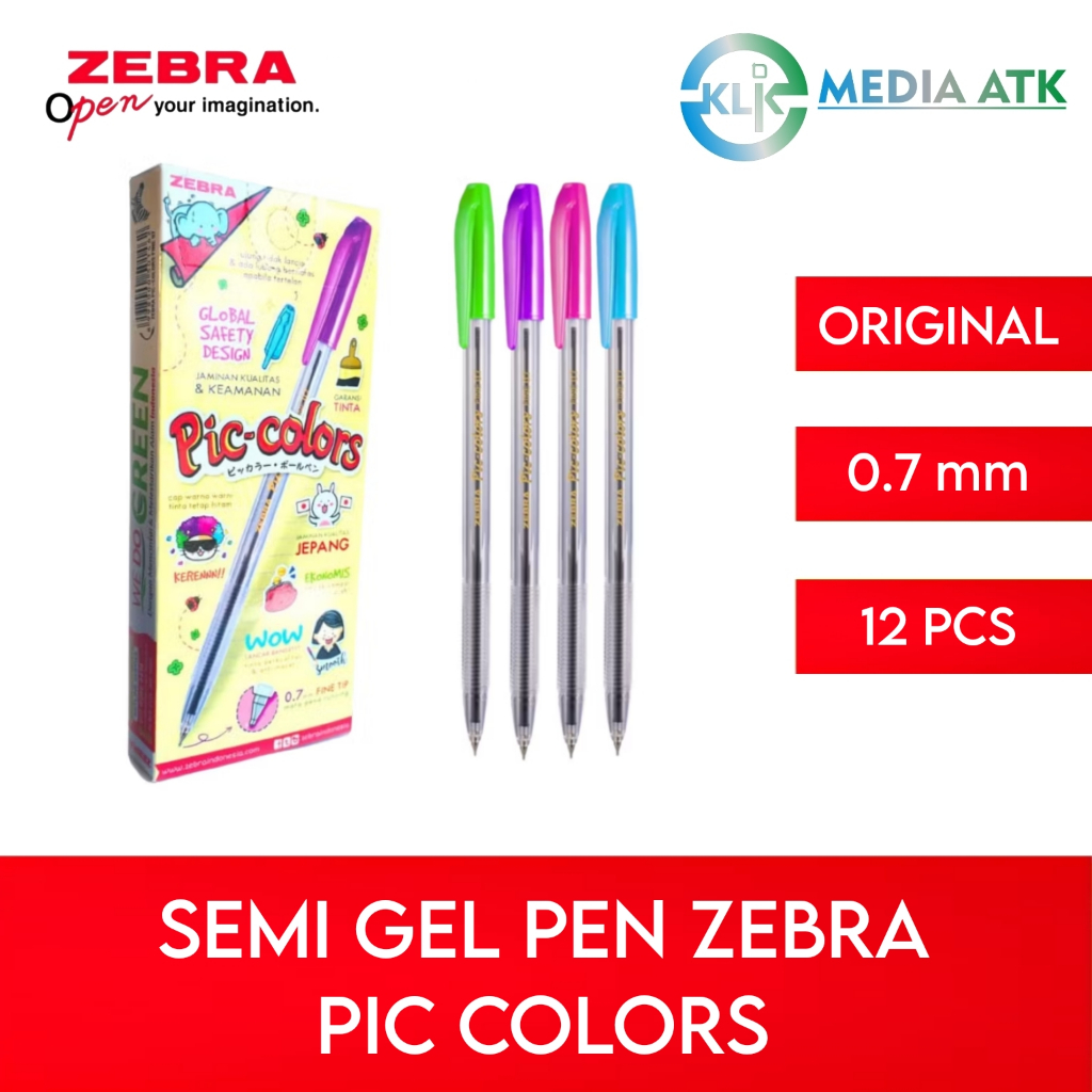 PICMARBLE SEMI GEL 0.7MM (6COLORS CAP)