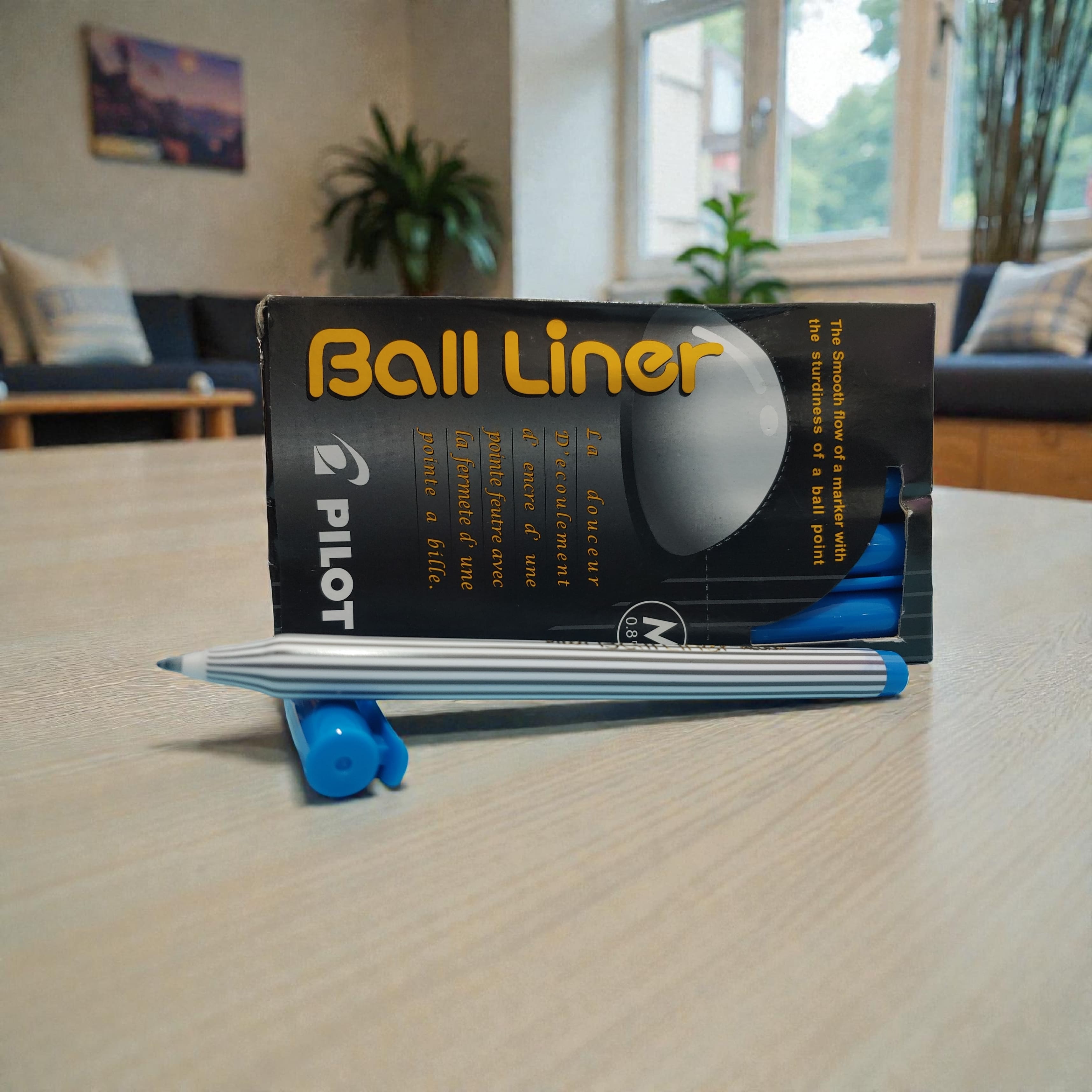 PULPEN PILOT BALL LINER 0,8 - Biru